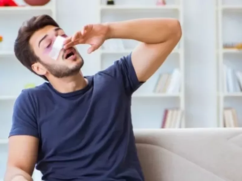 خمیازه بعد از عمل بینی